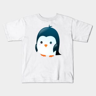 Beautiful Penguin Cartoon Art Print Kids T-Shirt